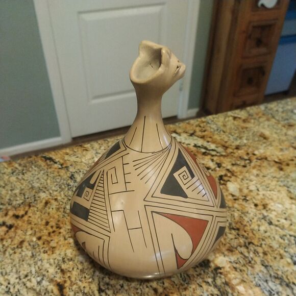 Stunning Vintage Mata Ortiz Mexico Pottery by Celia Lopez - Picture 5 of 11